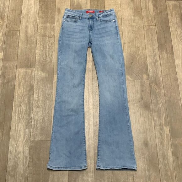 Womens Guess Mid Rise Stretch Bootcut Denim Jeans‎ - Picture 1 of 9